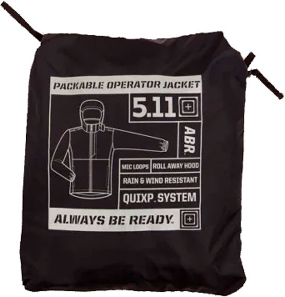 Куртка 5.11 Tactical PACKABLE OPERATOR JACKET L чорний