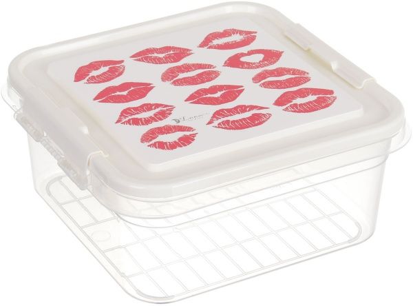 Органайзер Fashion kiss 25х26х11 см білий із червоним 