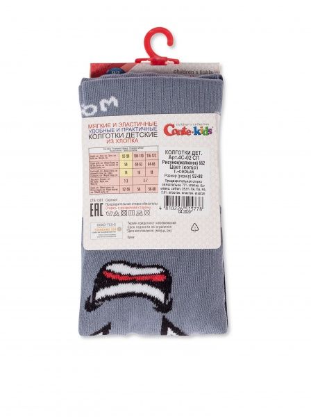 Колготки детские Conte-Kids Tip-Top 552 р.104-110 темно-серый