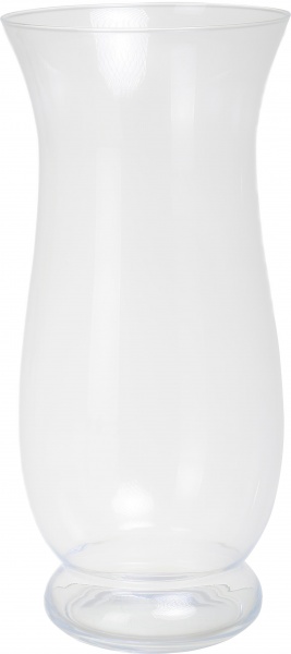 Ваза скляна прозора Вейв 23х50 см 17-3507D Wrzesniak Glassworks