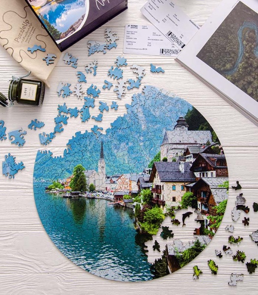 Пазл деревянный Халльштатт 50 см PuzzleUp 