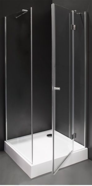 Душевая кабина Koller Pool AC9E 90х90 профиль хром, стекло прозрачное