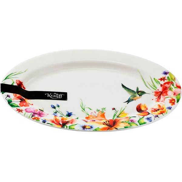 Блюдо овальне Colibri 22*15 см 21-244-038 Krauff 