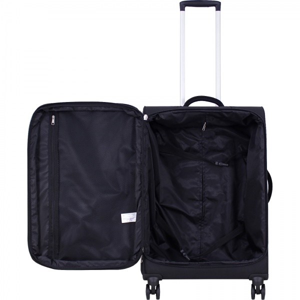 Валіза Bagland М New 70 л чорний 3799124 