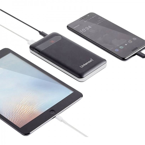 Внешний аккумулятор (Powerbank) Intenso PD10000 10000 m/Ah grey (PB930388) 