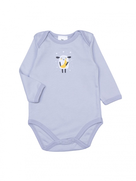 Боді дитяче унісекс Bambinelli Овечка р.74 сірий 