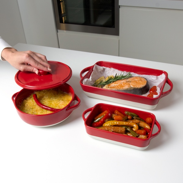 Форма для випікання KP-44 L біло-червона МВМ MY HOME