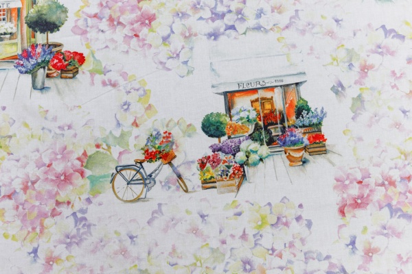 Скатерть водонепроницаемая Simfoni Кружева на розовом 136x176 см Прованс 