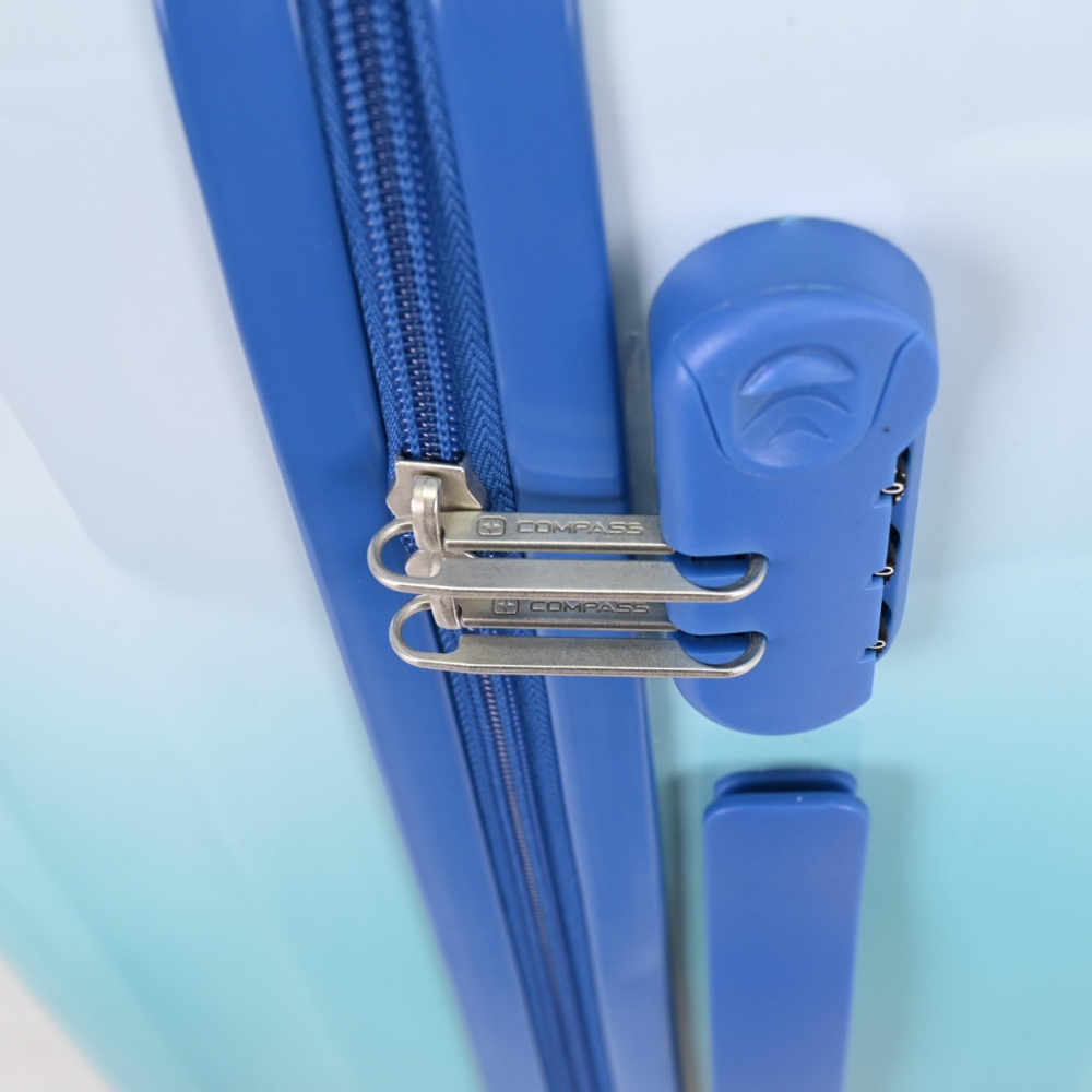 Валіза Compass MS-2693 37 л синій із блакитним 35x22x55 см S