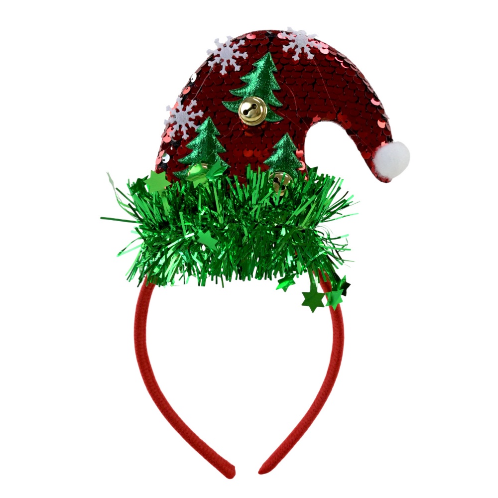 Аксессуар для карнавала Shantou Обруч с новогодней шапкой в ассортименте
