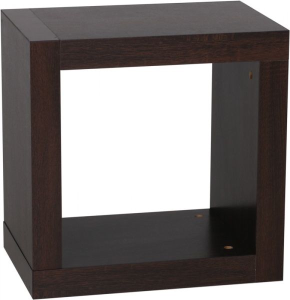 Стеллаж двухсторонний Inteo Кубус МИКС 1х1 438x438x290 мм венге 