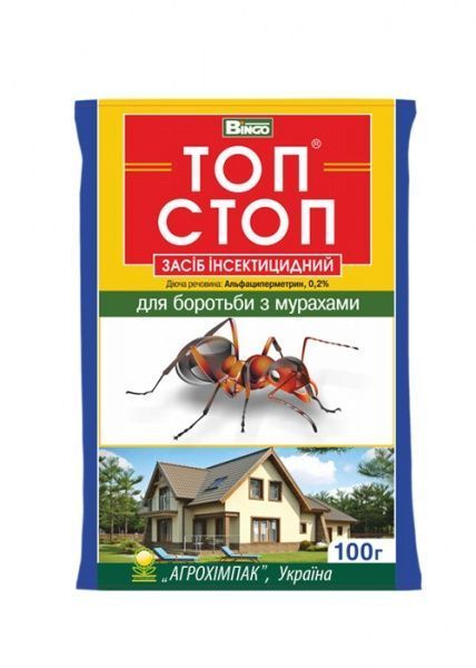 Засіб для боротьби з мурахами Топ Стоп 100 г