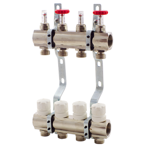 Колекторна група FADO з витратоміром 1 х3/4 3 виходи KRV03