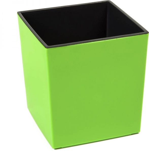 Горщик Lamela ЮКА 190 квадратний 6л світло-зелений 