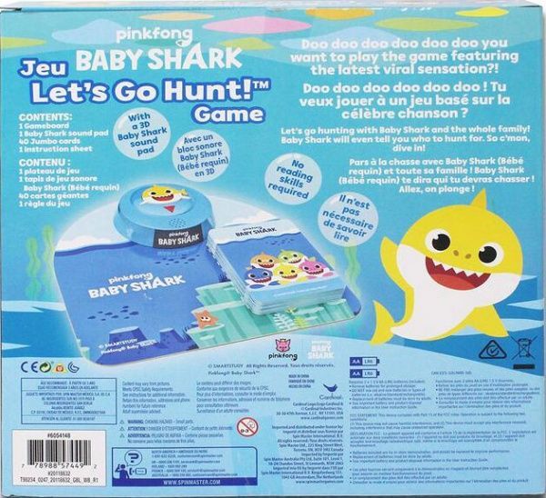 Игра настольная Spin Master «Baby Shark» с фишками SM98234/6054959