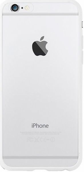 Накладка на корпус OZAKI O!coat 0.3+Bumper для Apple iPhone 6 Plus white (OC592WH)  — фото 1