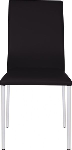 Стул обеденный Nowy Styl NIK WHITE (BOX-4) (CH) V-4 белый/черный