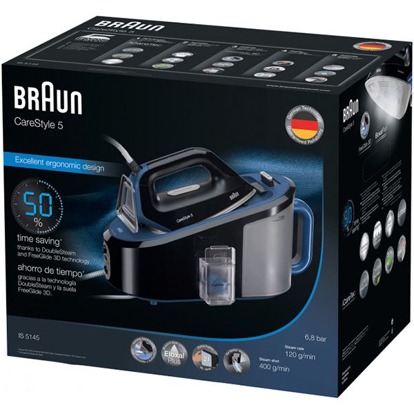 Утюг с парогенератором Braun IS5145BK