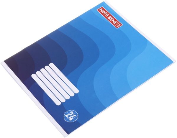 Тетрадь школьная 24 листа в клетку Nota Bene