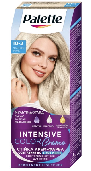 Краска для волос Palette Naturals 10-2 Холодный блондин
