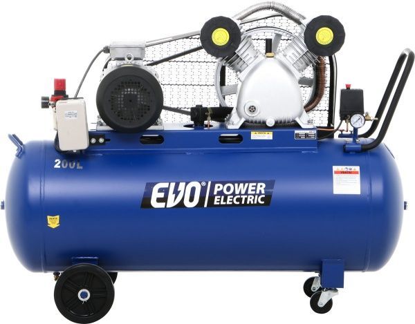Компресор EVO V-0,6/10 (380) 4 кВт,200Л V-0,6/10 (380)