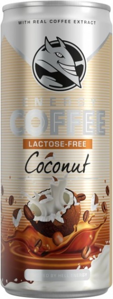 Энергетический напиток Hell Energy Холодный кофе с молоком Coffee Coconut 0,25 л 