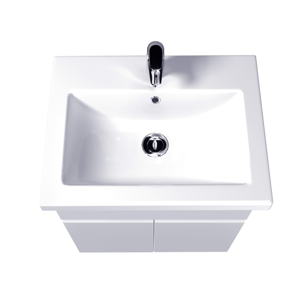 Тумба підлогова Мойдодир City White 60 з умивальником Como 60