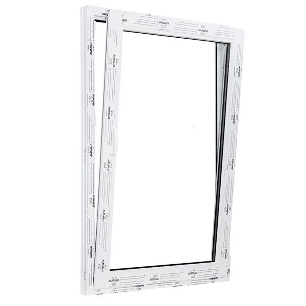 Окно поворотно-откидное ALMplast 60 500x900 мм правое