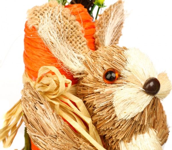 Декорация пасхальная Зайчик на отдыхе F419A1022