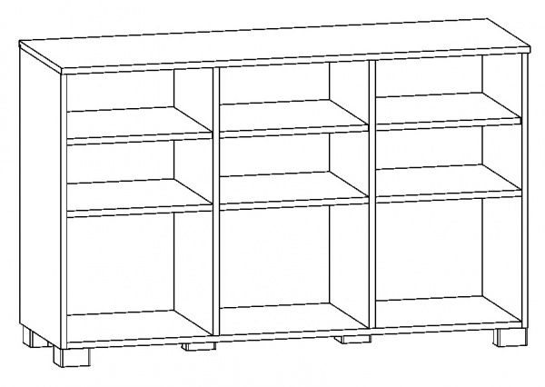 Тумба Санті Меблі Х-Скаут Х-19 білий матовий / графіт 