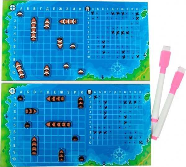 Гра настільна Умняшка Морський бій 1401