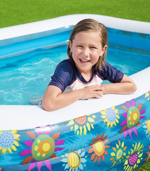 Басейн надувний Bestway Флора 305х183х56 см (54121)