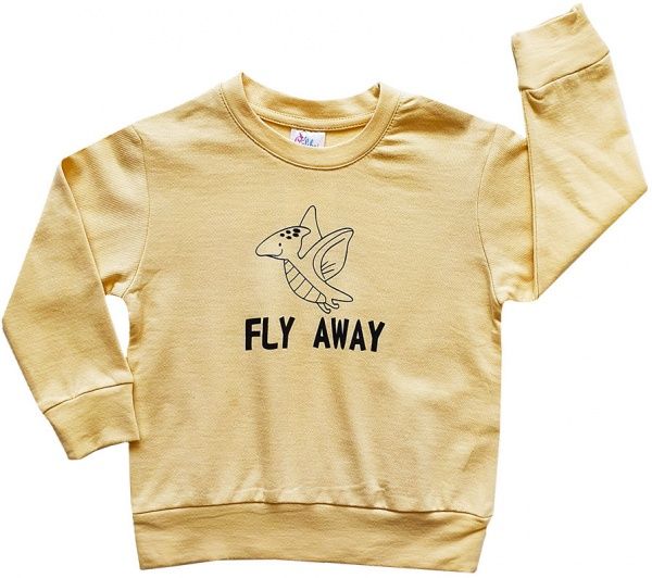 Толстовка унисекс Colibri р.104 бежевый B4008 