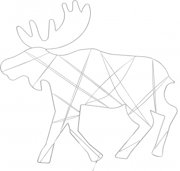 Декорація новорічна Олень великий