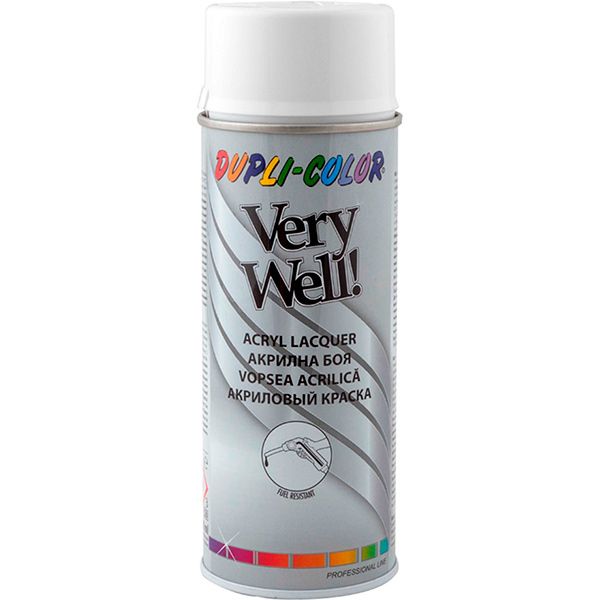 Эмаль аэрозольная Dupli-Color Very Well RAL 9003 сигнально-белый глянец 400 мл