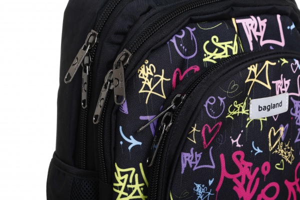 Рюкзак Nota Bene Bombino Graffiti black and color 16 л 591/1392