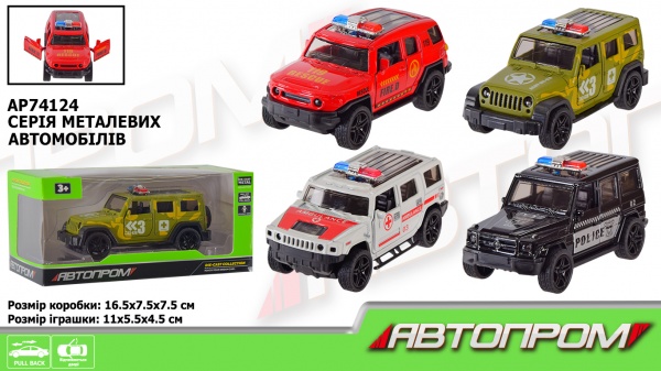 Автомобиль Автопром 1:32 AP74124