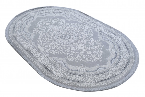 Килим Karmen Carpet GALERIA GL040G GREY/GREY 80x150 см O 