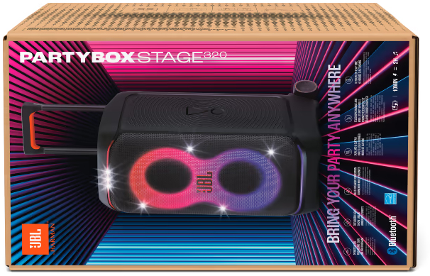 Портативна колонка JBL PartyBox Stage 320 black (JBLPBSTAGE320EP)