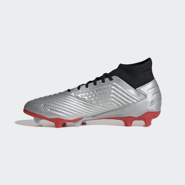 Бутси Adidas PREDATOR 19.3 FG F35595 р. UK 8,5 сріблястий