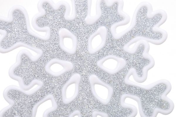 Декорация новогодняя Наклейка оконная снежинка 15 см EPI-2019-TW-04 