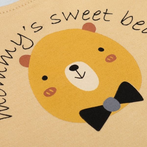 Боди Colibrі с длинным рукавом mommy's little bear р.62 соломенный/оливковый CLB005 