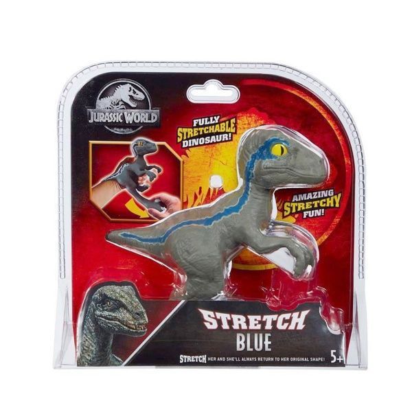 Игрушка-растяжка Stretch Screamer Велоцираптор голубой 121641 