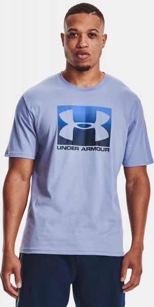 Футболка Under Armour UA Boxed Sportstyle SS 1329581-420 р.M синій