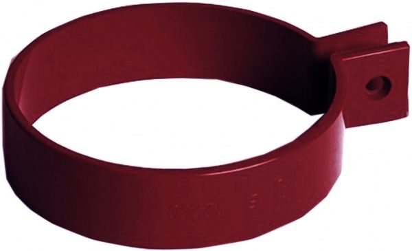 Хомут труби Bryza 90 мм червоний 