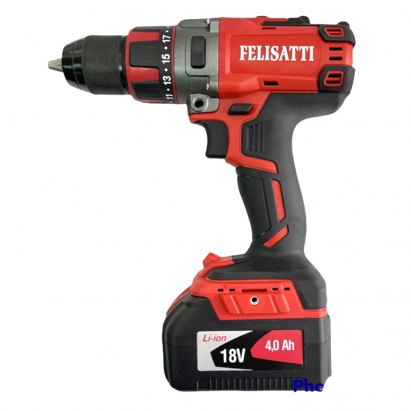 Шуруповерт ударный аккумуляторный Felisatti ДАУ-13/18ВК/P15009