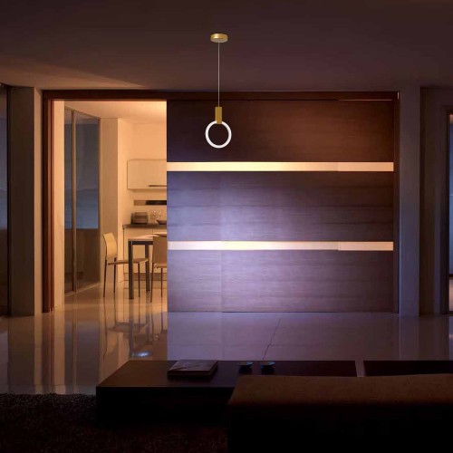 Світильник світлодіодний Feron AL6510 MUSE 10 Вт золото 2700-6500 К 