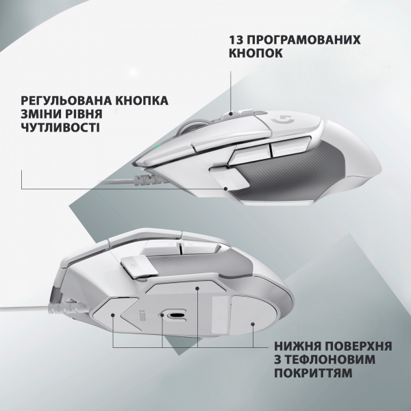 Мышка Logitech G502 X white (910-006146) 