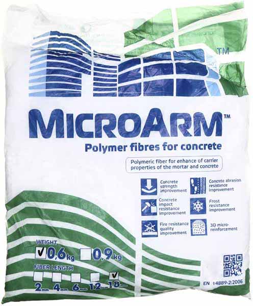 Фибра полипропиленовая Fiber 18 мм 0,6 кг