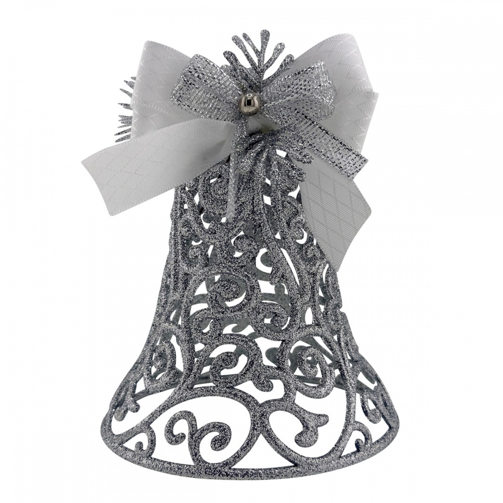 Декорация новогодняя MIS LT Колокольчик ажурный 10 см в ассортименте